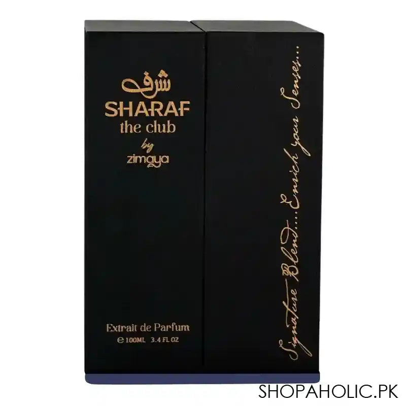 Zimaya Sharaf The Club, Eau de Parfum, For Men, 100ml - Image 4