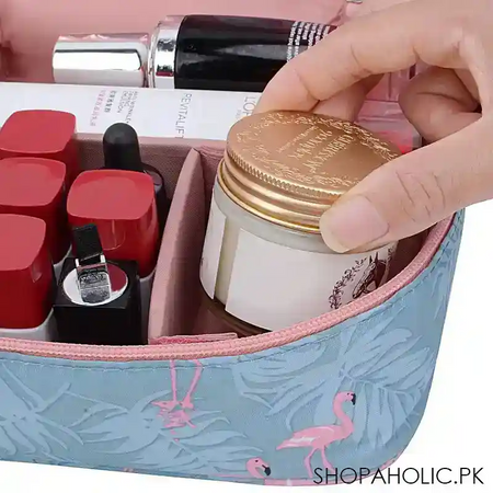 zipper travel cleaning pouch toiletries travel storage bag mini casual portable cosmetic bag waterproof makeup organizer image3