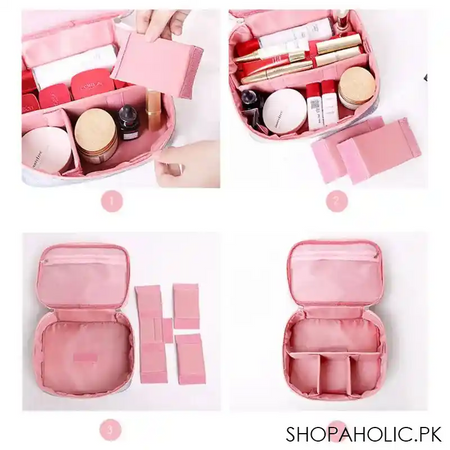 zipper travel cleaning pouch toiletries travel storage bag mini casual portable cosmetic bag waterproof makeup organizer image5