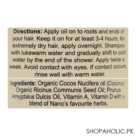 zo'nanos volume length softness hair oil, 120ml image3
