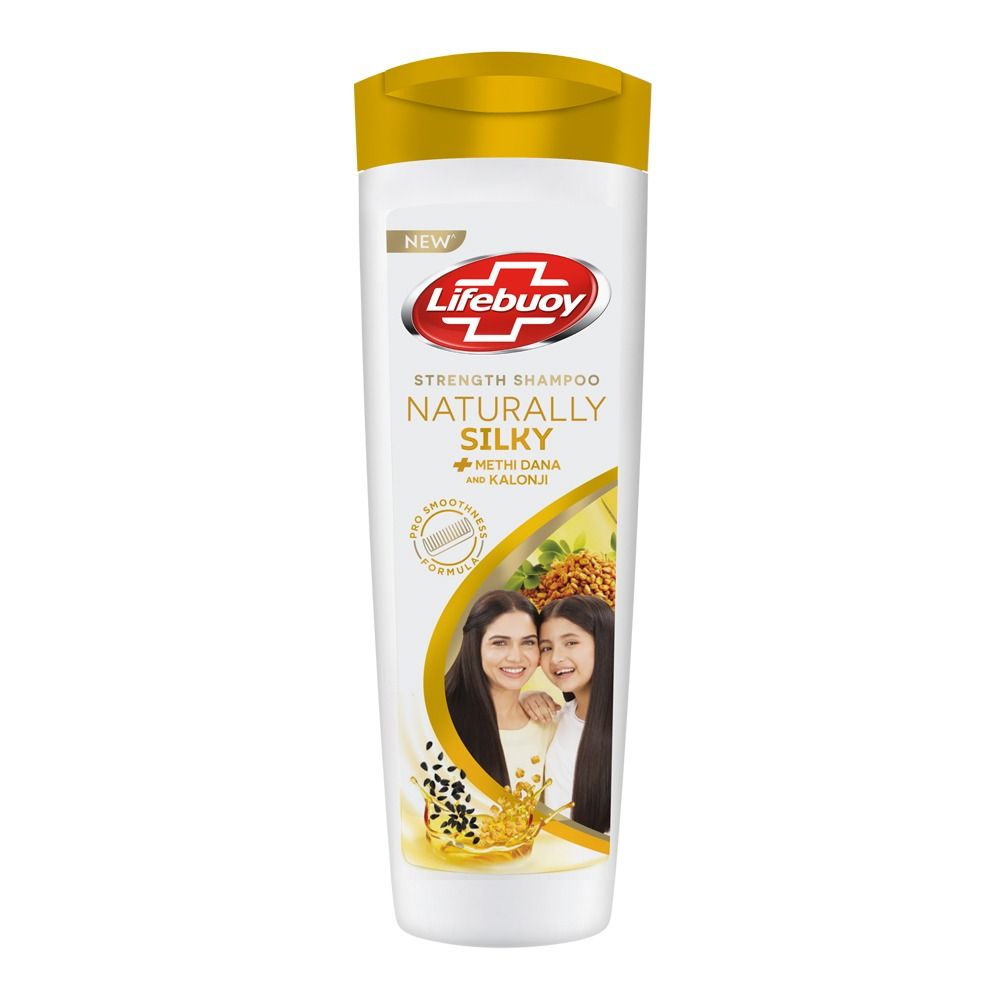 Lifebuoy Naturally Silky + Methi Dana And Kalonji Strength Shampoo, 175ml - Main Image