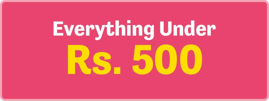 Everything Under Rs. 500/- | Shopaholic