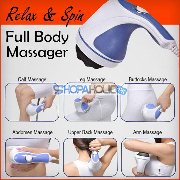 Relax & Spin Tone Handheld Massager