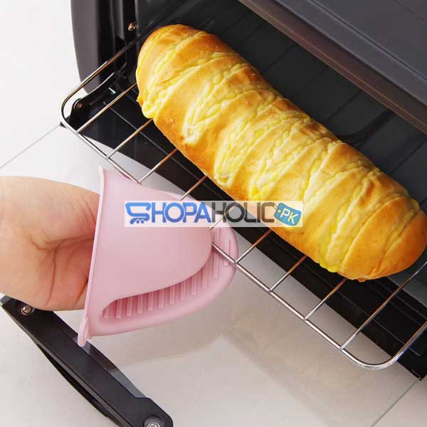 Silicone Hot Pot Holder Cooking Finger Protector (Pair)