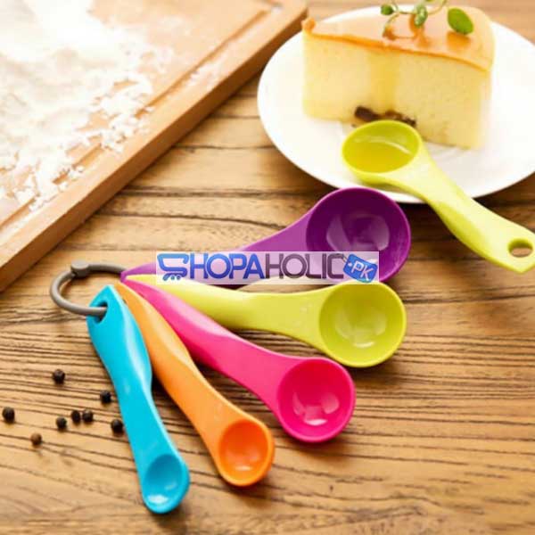 Set of 5 (One Dollar Deal) Plastic Measuring Spoons
