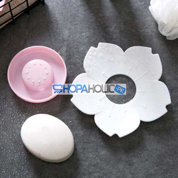 (One Dollar Deal) Sakura Flower Shaped Soap Holder