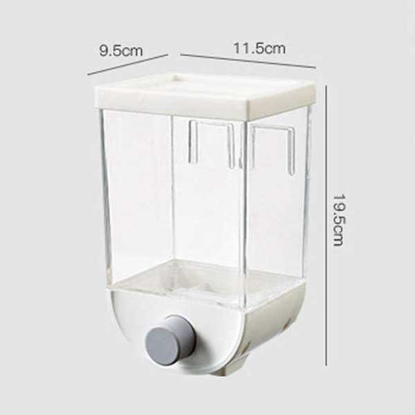 3 Pieces Wall Mounted Cereal Dispenser - 1 KG