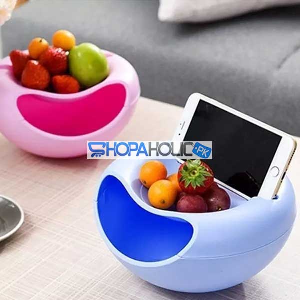 Lazy Snack Bowl with Mobile Holder