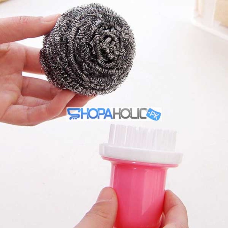 (One Dollar Deal) Wire Brush Washing Scrubber Ball