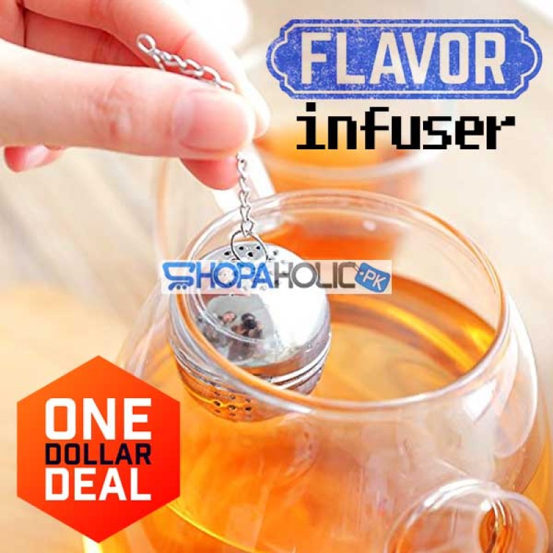 (One Dollar Deal) Flavor Infuser Ball Strainer Filter