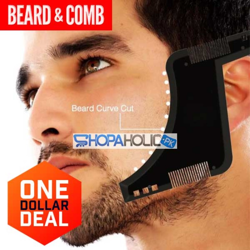 (One Dollar Deal) Beard Shaping Comb
