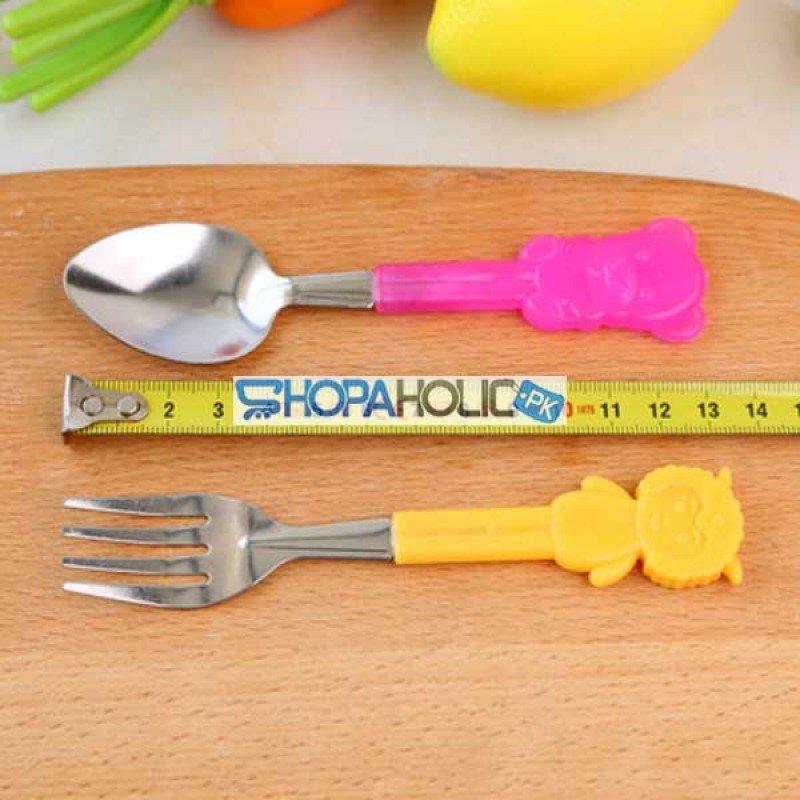 Set of 2 (One Dollar Deal) Children's Spoon & Fork