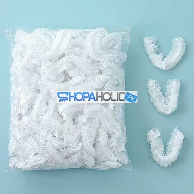 (One Dollar Deal) 15 Pcs Disposable Food Cover & Shower Cap