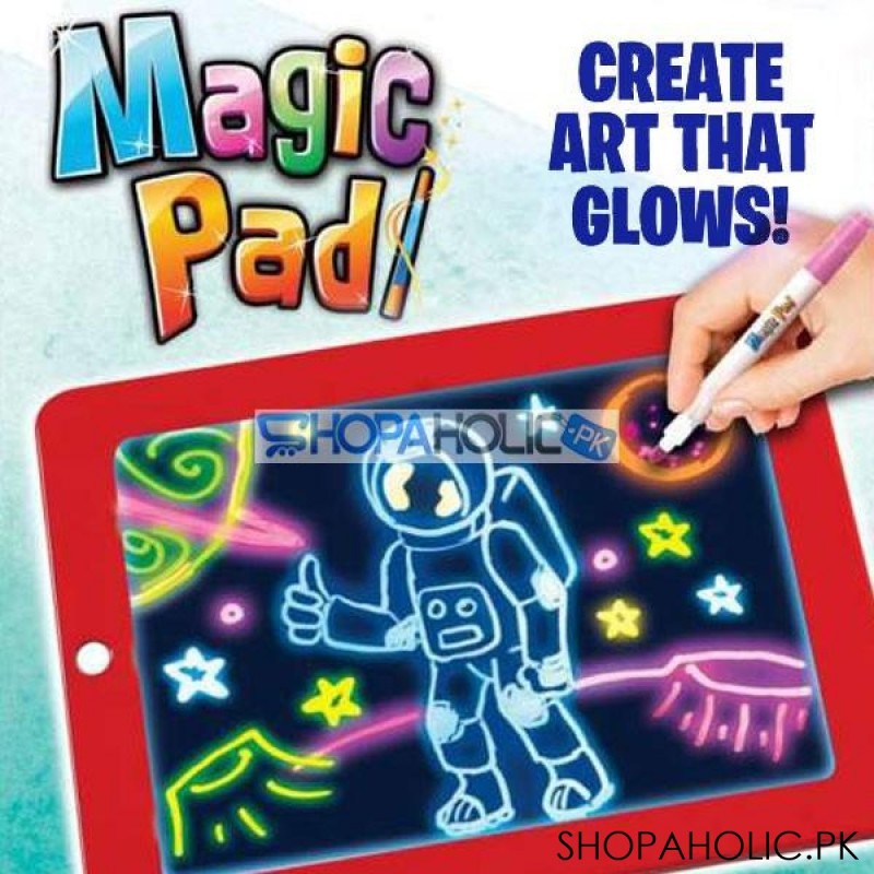 MagicPad Digital Board with Glow Light and Wipes Clean