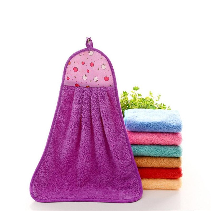 (One Dollar Deal) Hanging Soft Hand Wipe Towel (China)