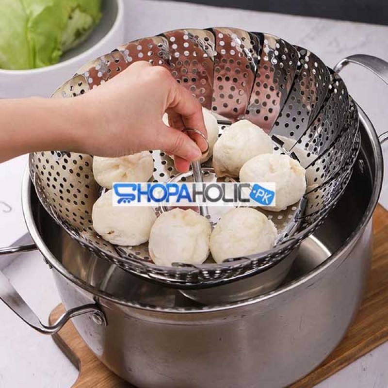 Collapsible Stainless Steel Steamer