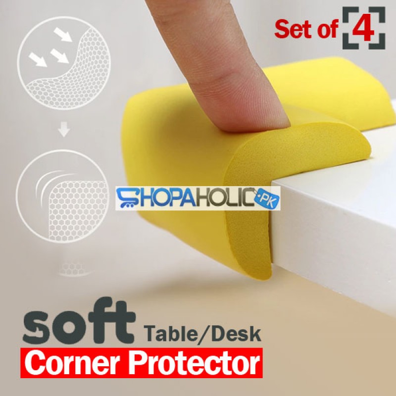 (Set of 4) Soft Table Desk Corner Protector