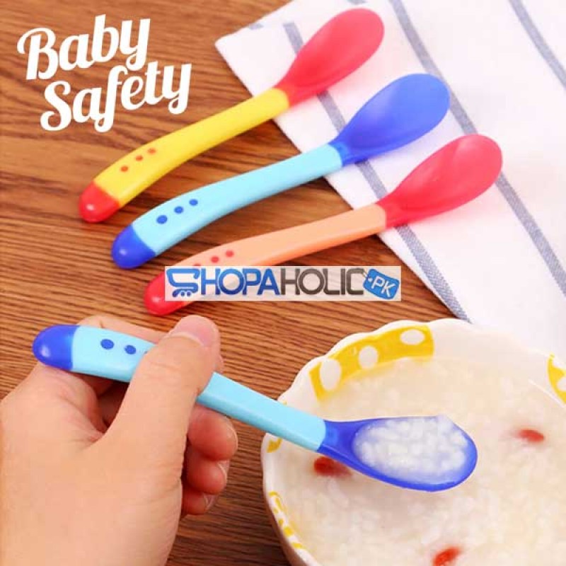 Baby Safety Temperature Sensing Spoon (1 Piece)