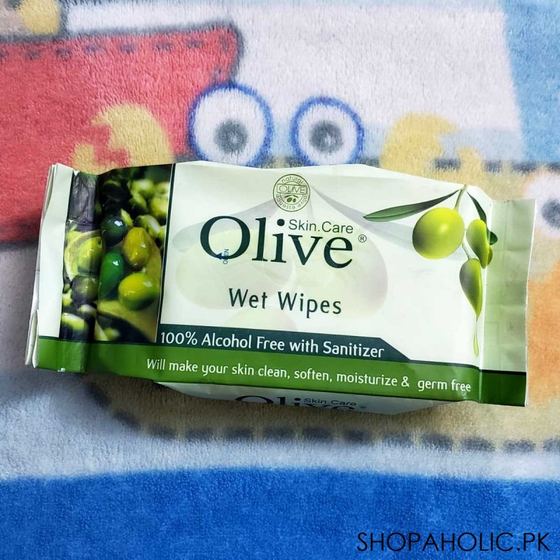 Olive Wet Soft Wipes