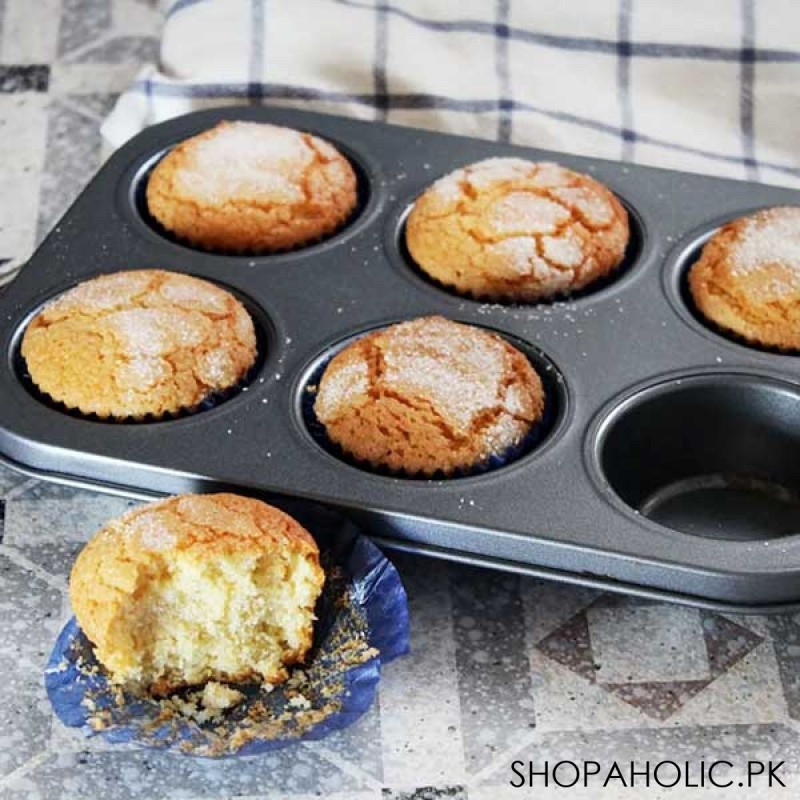 6-Cup Non-Stick Muffin Baking Tray
