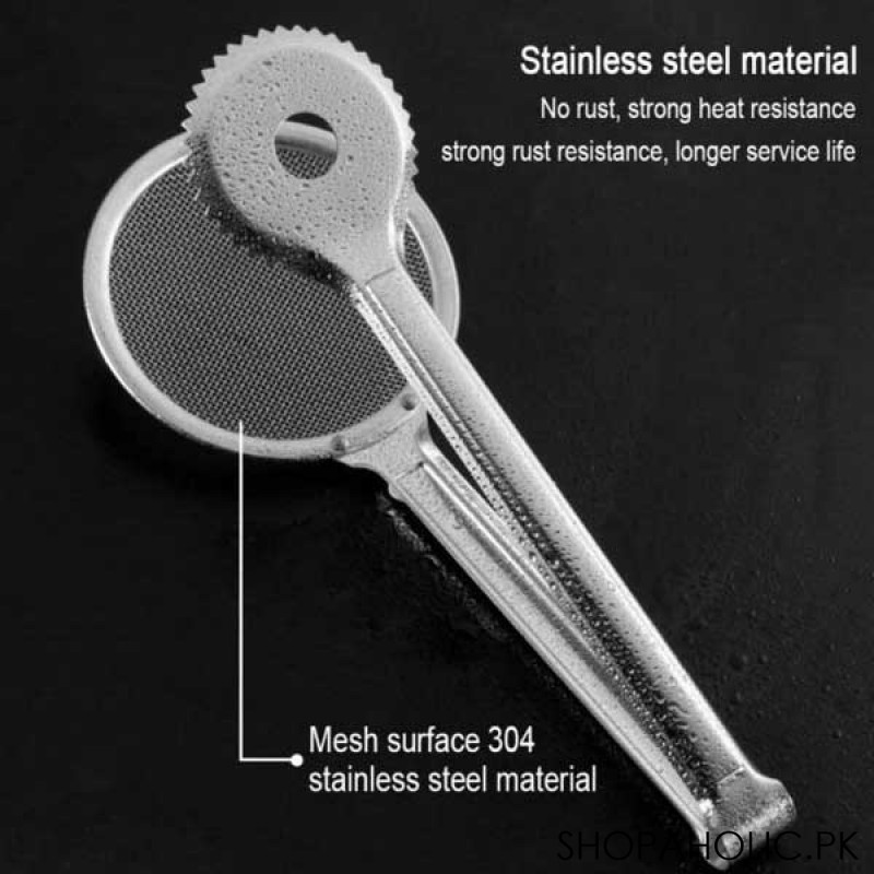 Stainless Steel Frying Tong and Oil Strainer