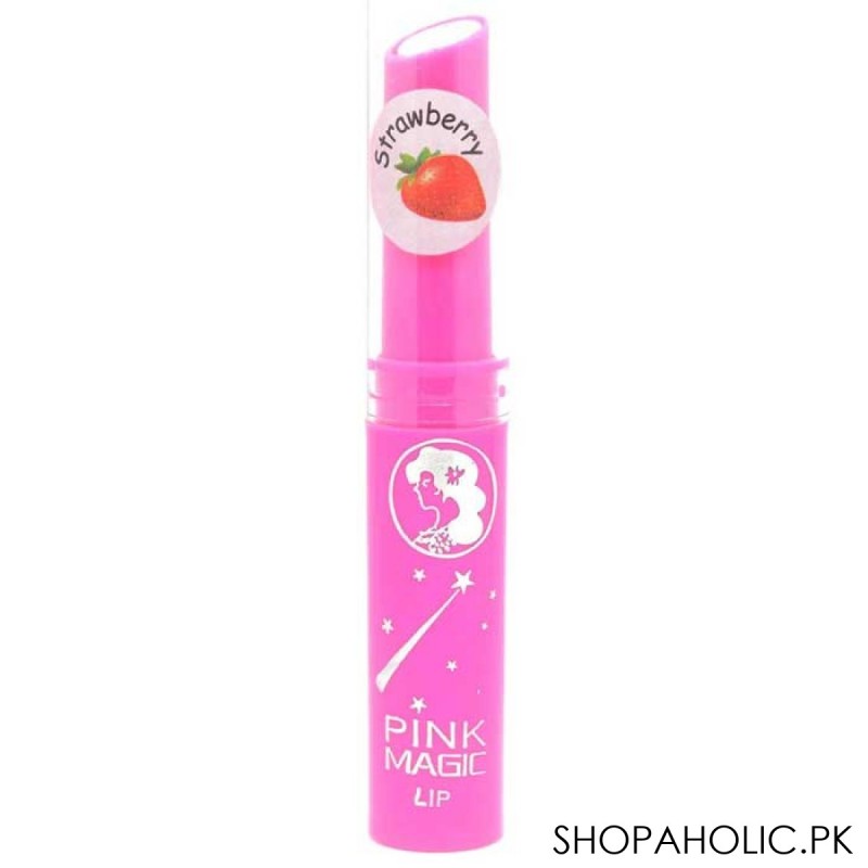 Pink Magic Lip Strawberry Vitamin C Changeable Color Lipstick