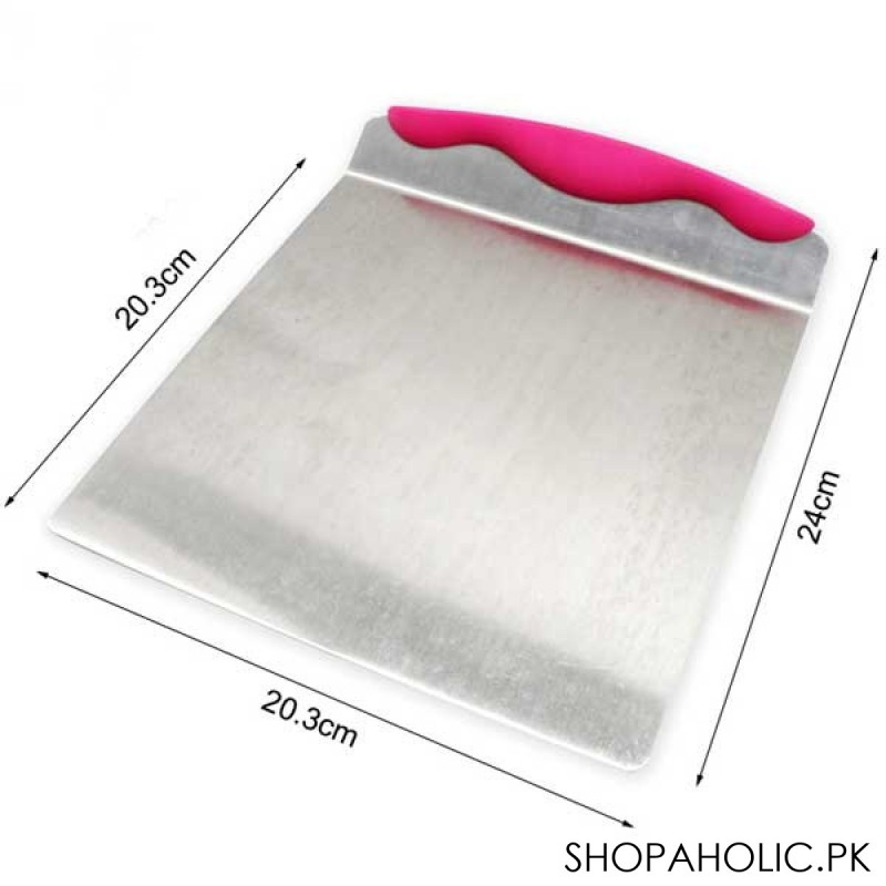 Stainless Steel Cake Scraper and Pizza Dough Cutter - Big Large