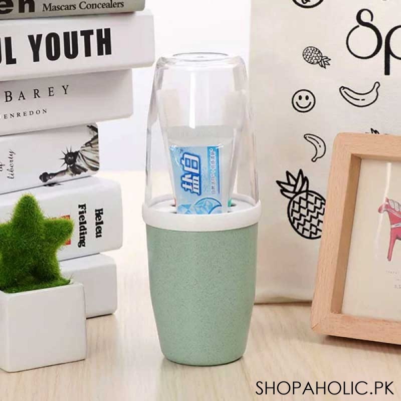 Countertop Toothpaste Holder with Cup