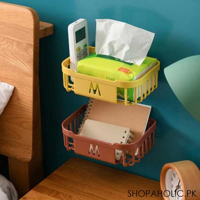 Wall-Mounted Storage Box Toilet Roll Paper Holder
