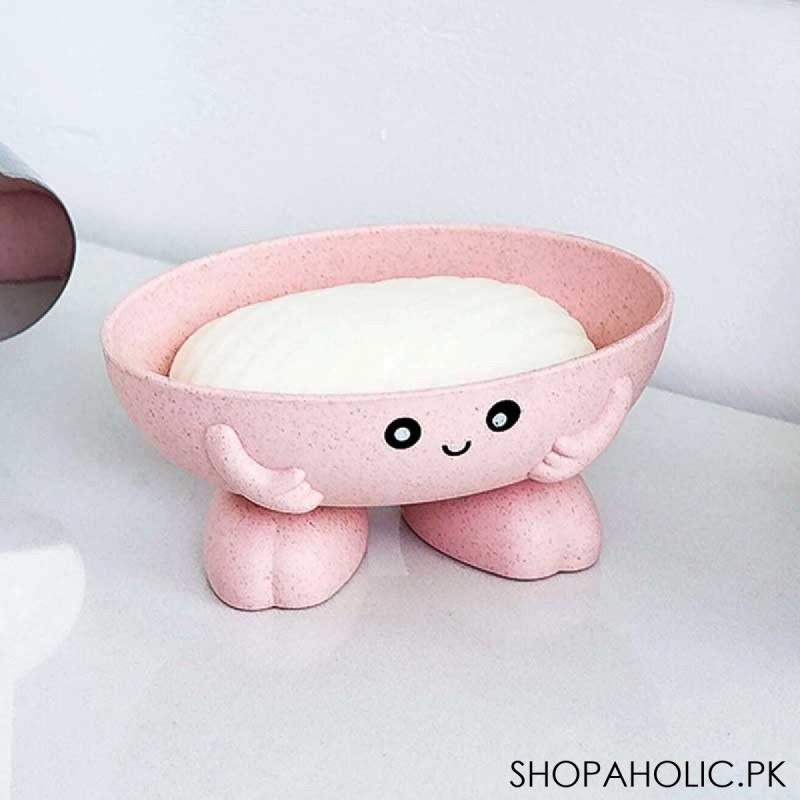 Cute Smiley Soap Dish for Kids Children