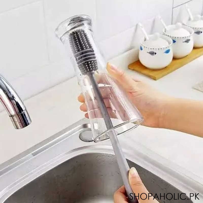 Silicone Long Handle Bottle Cleaning Brush