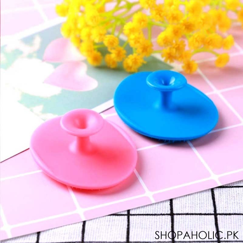 (Pack of 2) Soft Silicone Scrubber Facial Cleansing Pad