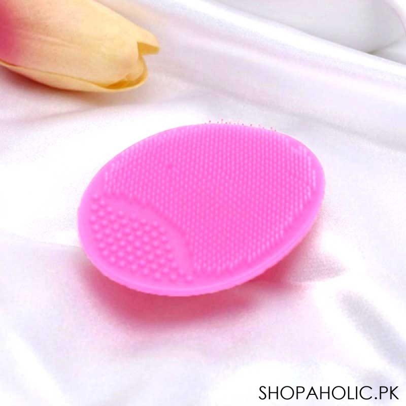 (Pack of 2) Soft Silicone Scrubber Facial Cleansing Pad