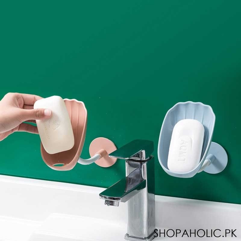 Wall-Mounted Creative Suction Cup Drain Soap Holder