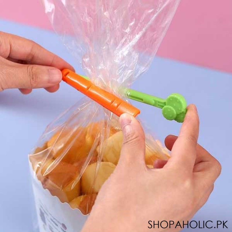 (Set of 5) Carrot Shape Food Sealing Clip