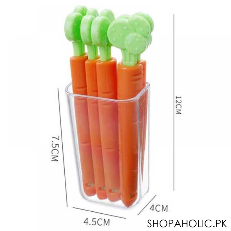 (Set of 5) Carrot Shape Food Sealing Clip