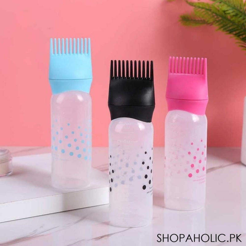 Root Comb Applicator Hair Oil and Hair Dyeing Bottle