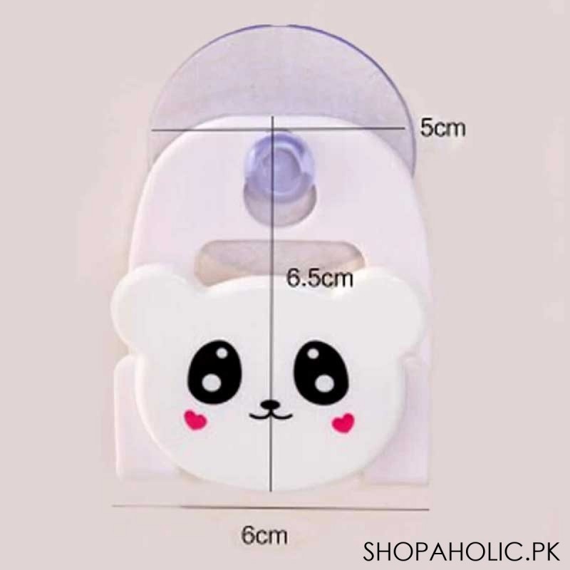 Cute Cartoon Dish Cloth Sponge Soap Holder With Suction Cup