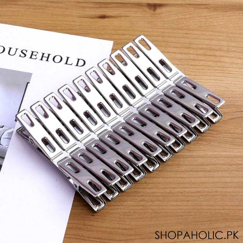 20 Pegs Stainless Steel Clothes Clips