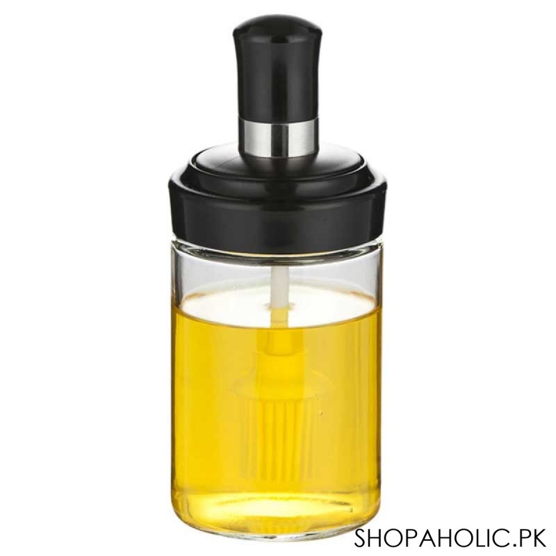 Spice Glass Storage Jar with Brush