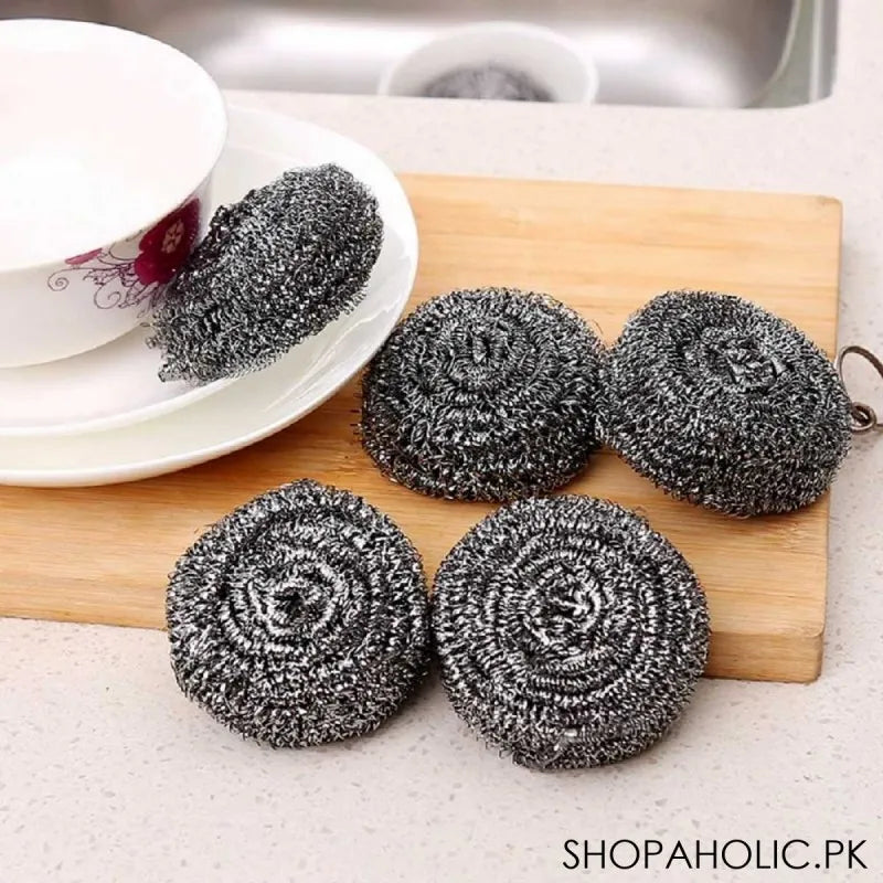 (Set of 4) Stainless Steel Scrubber Cleaning Ball Order Now