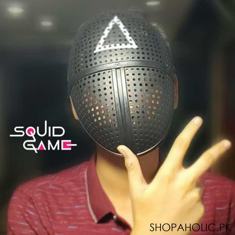 Squid Game Triangle Guard Mask