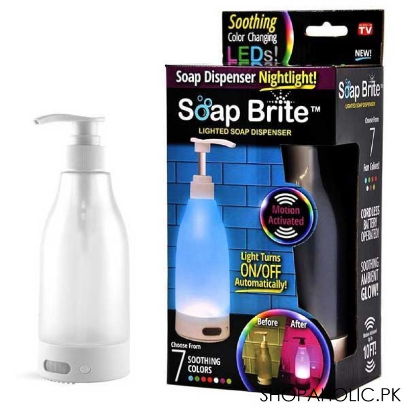 Soap Brite - Motion Activated Glowing Soap Dispenser