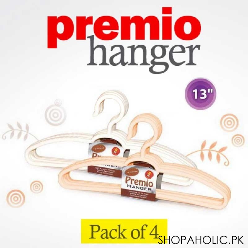 (Pack of 4) Premio Cloth Hanger