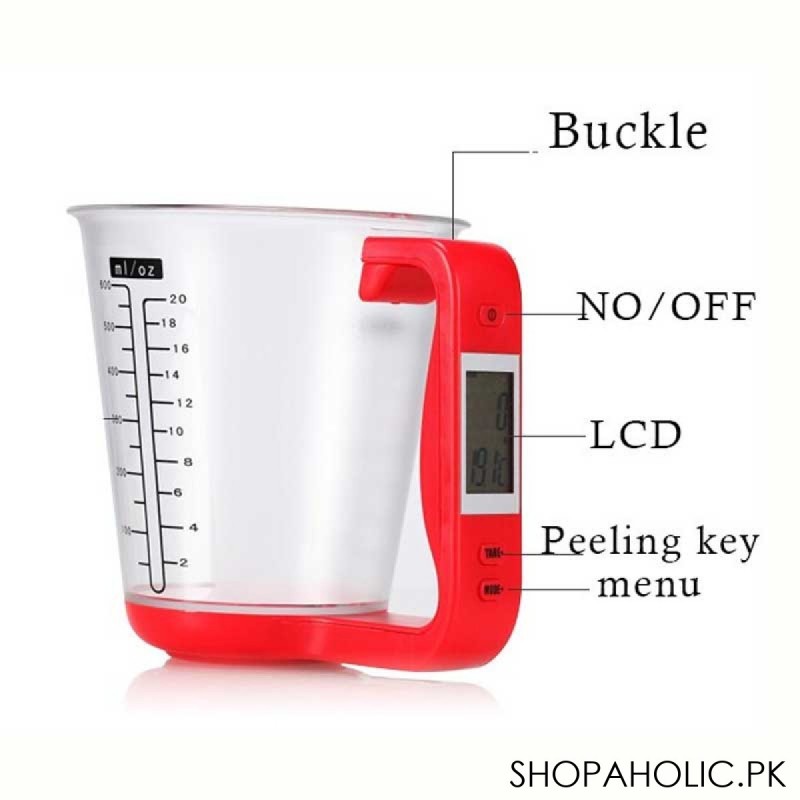 Digital Scale With Measuring Cup
