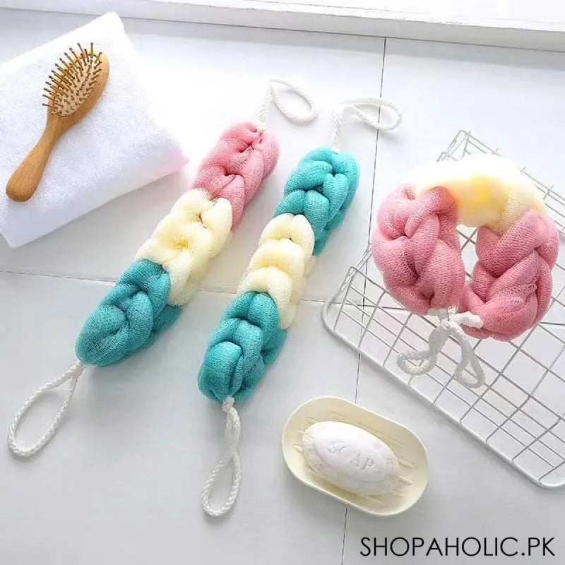 Buy Long Loofah Sponge Bath Belt for Body Care Shower in Pakistan
