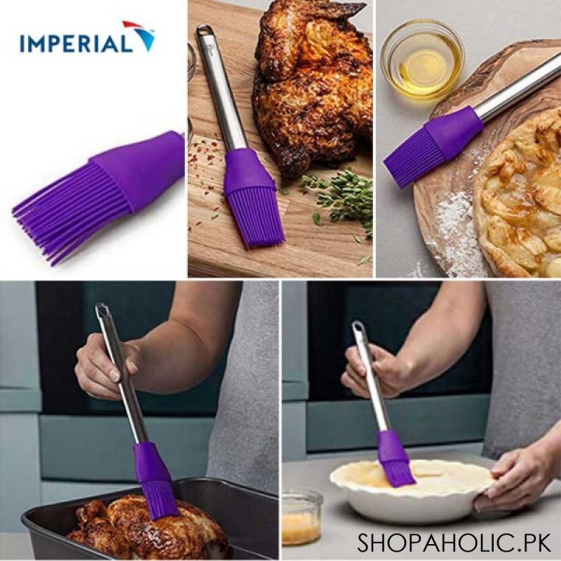 Silicon Basting Brush with Steel Handle