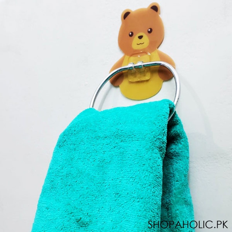 Teddy Bear Sticky Towel Hook
