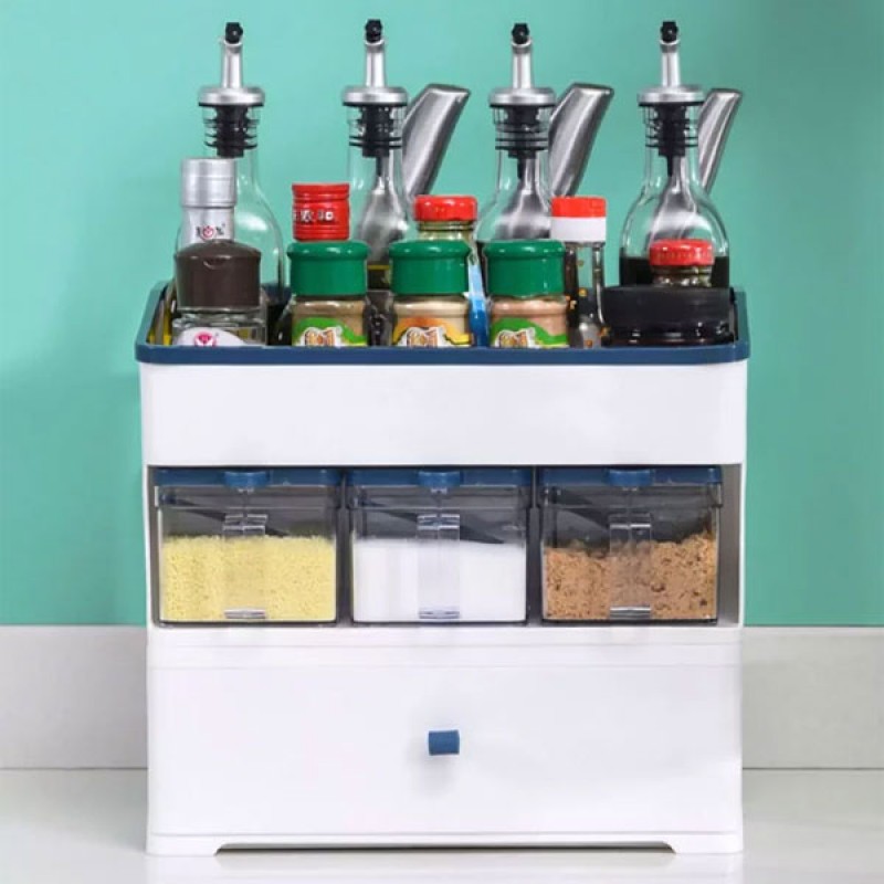 Multi-functional Spice and Kitchen Organizer Storage Box