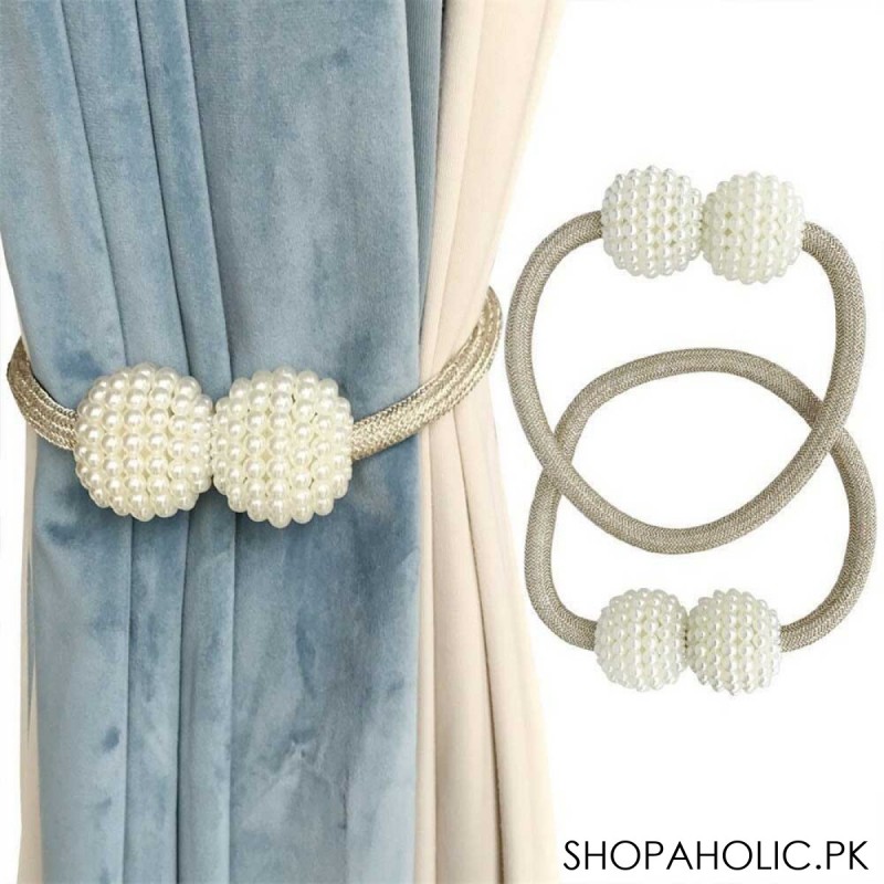 Pearl Magnetic Curtain Tieback Holder (Pair)